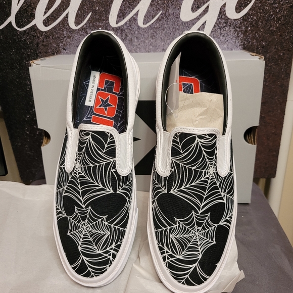 Converse Spider print slip on - Picture 1 of 7